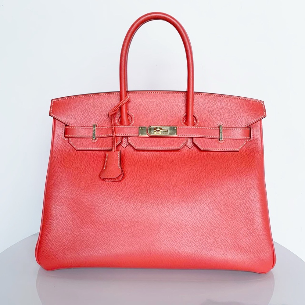 Hermes 2014 Birkin 35 Epsom Red